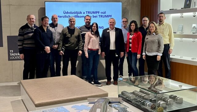 Útkeresés a versenyképesség területén – Látogatás a TRUMPF-nál